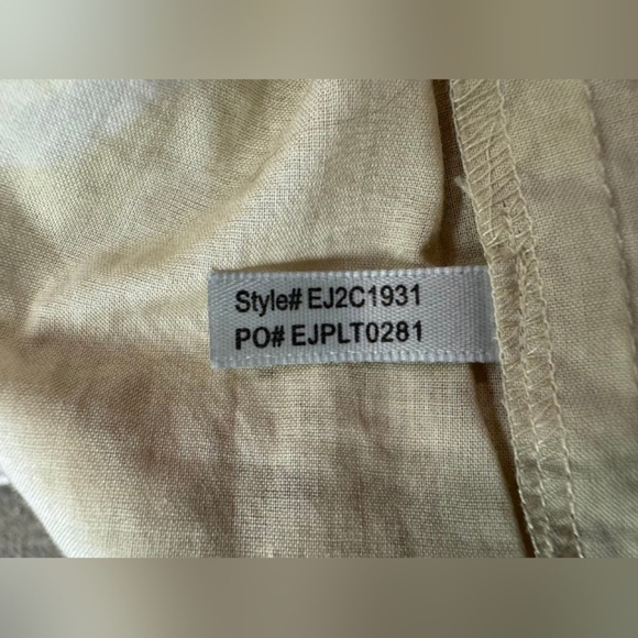 Eliza J Dress Lace Floral Creme Longsleeve Size 14 - Picture 10 of 10